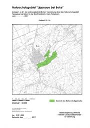 Übersichtskarte Lippeaue bei Boke